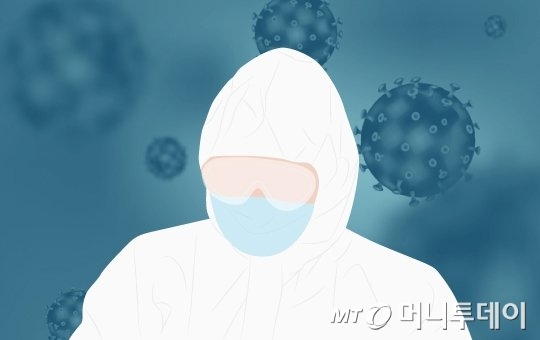 코로나 바이러스와 진단/이미지=이지혜 디자이너