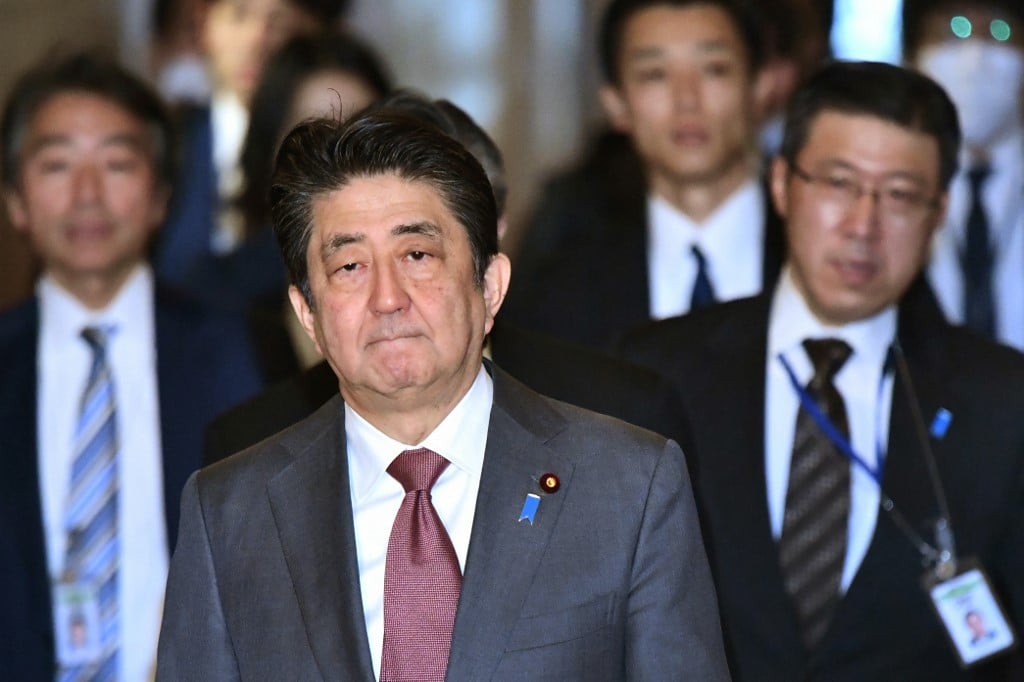 아베 신조 일본 총리. /AFPBBNews=뉴스1