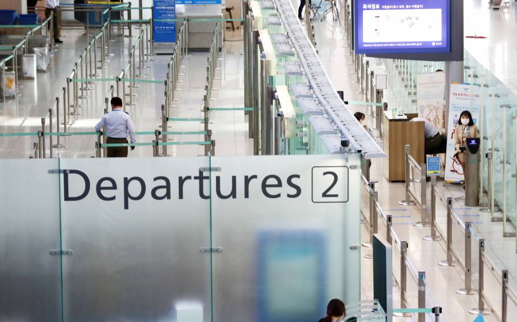 9일 인천국제공항 1터미널 출국장이 한산한 모습을 보이고 있다. /사진=뉴시스