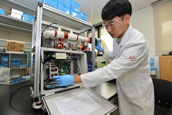 신종 코로나 바이러스 멸균용 과산화수소 훈증 방역 장비/사진=KIST