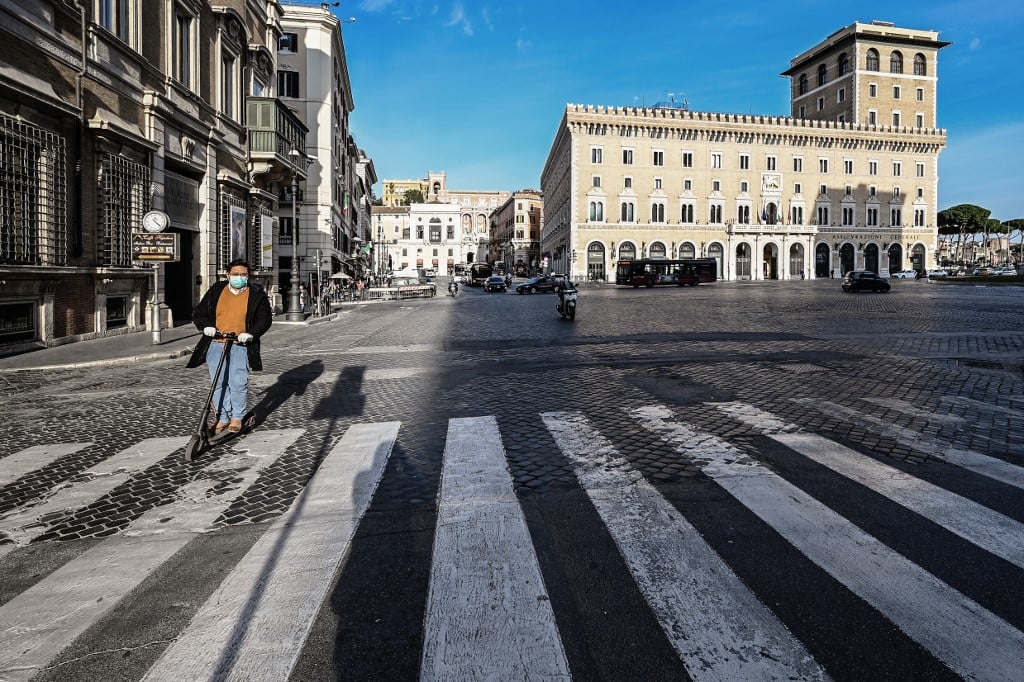 10일(현지시간) 로마 베네치아광장 모습. /AFPBBNews=뉴스1