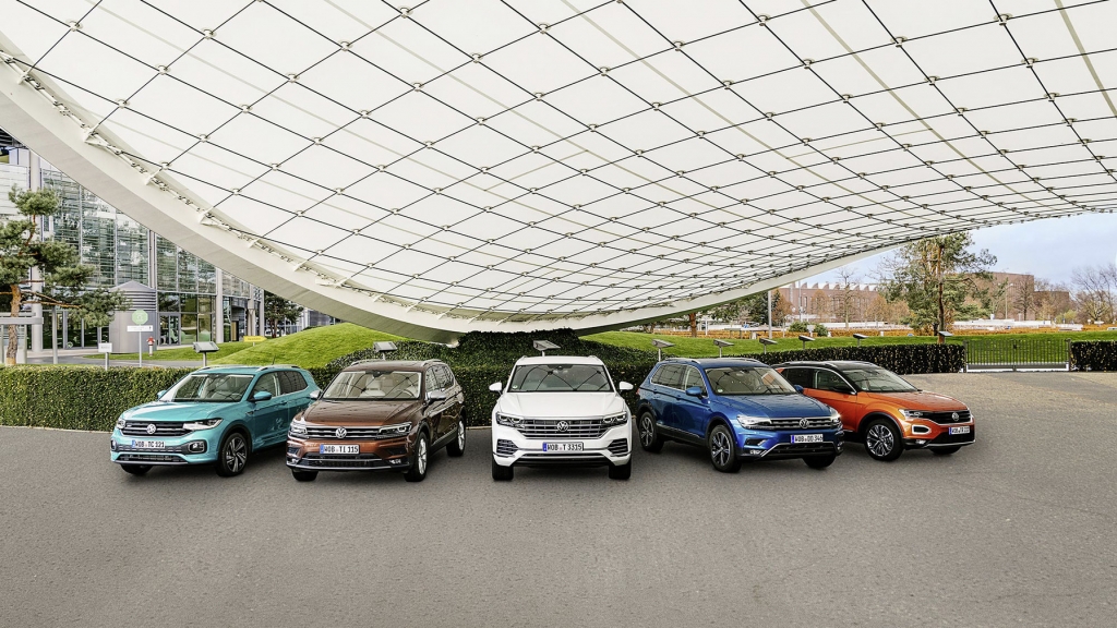 폭스바겐 차량 라인업 모습. /사진제공=폭스바겐