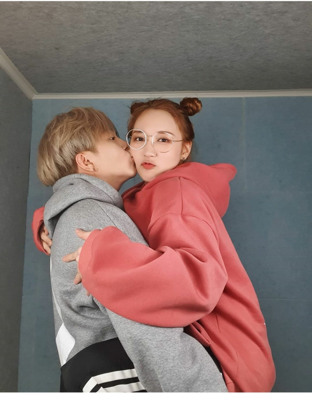 문에스더와 송유빈의 사진./사진=문에스더 인스타그램
