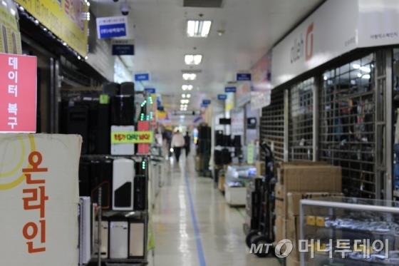 서울 용산구 선인상가 내부 전경. /사진=이재윤 기자