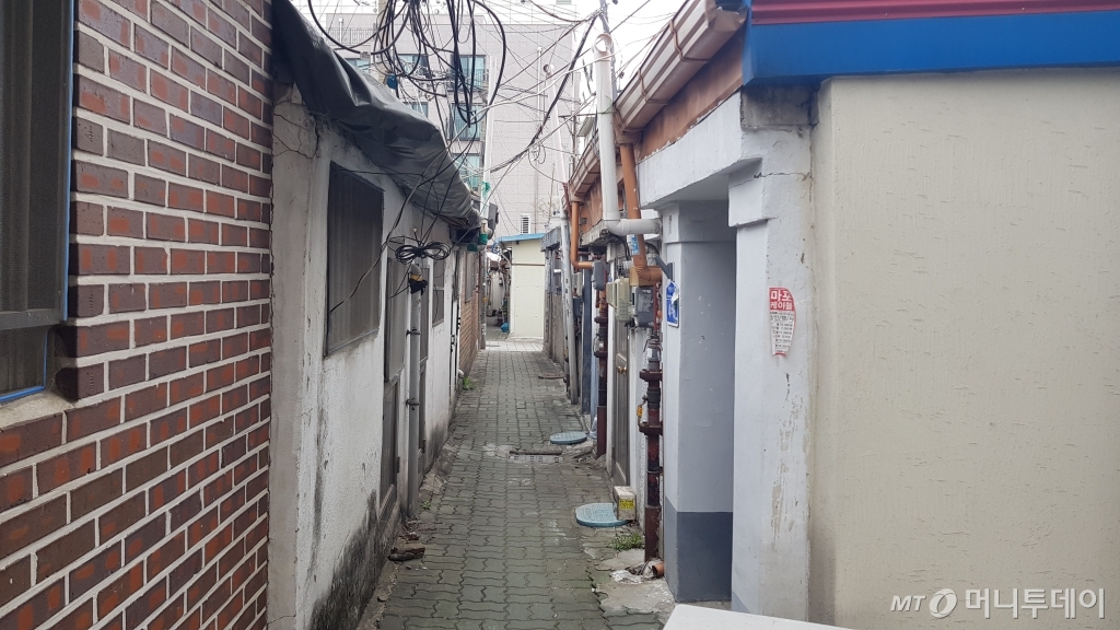 서울 마포구 염리동 재개발 사업지 모습/사진= 박미주 기자