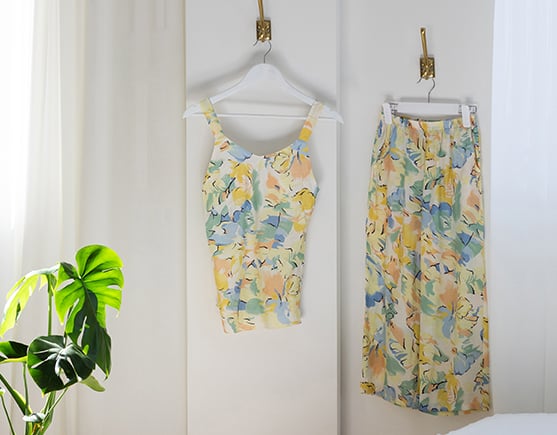 나일론과 레이온이 혼방 잠옷은 가볍게 입을 수 있다. /사진제공=남영비비안