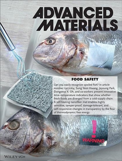 이번 연구성과는 그 우수성을 인정받아 ‘어드밴스트 머티리얼스’3월호 내지 삽화(Frontispiece)로 실렸다/사진=화학연