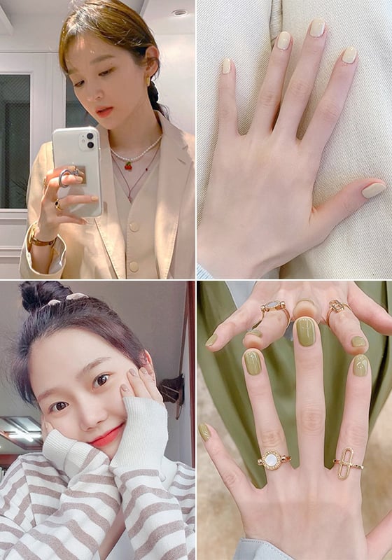 (왼쪽부터 시계 방향으로)그룹 다비치 강민경, 오마이걸 효정/사진=각 스타 인스타그램