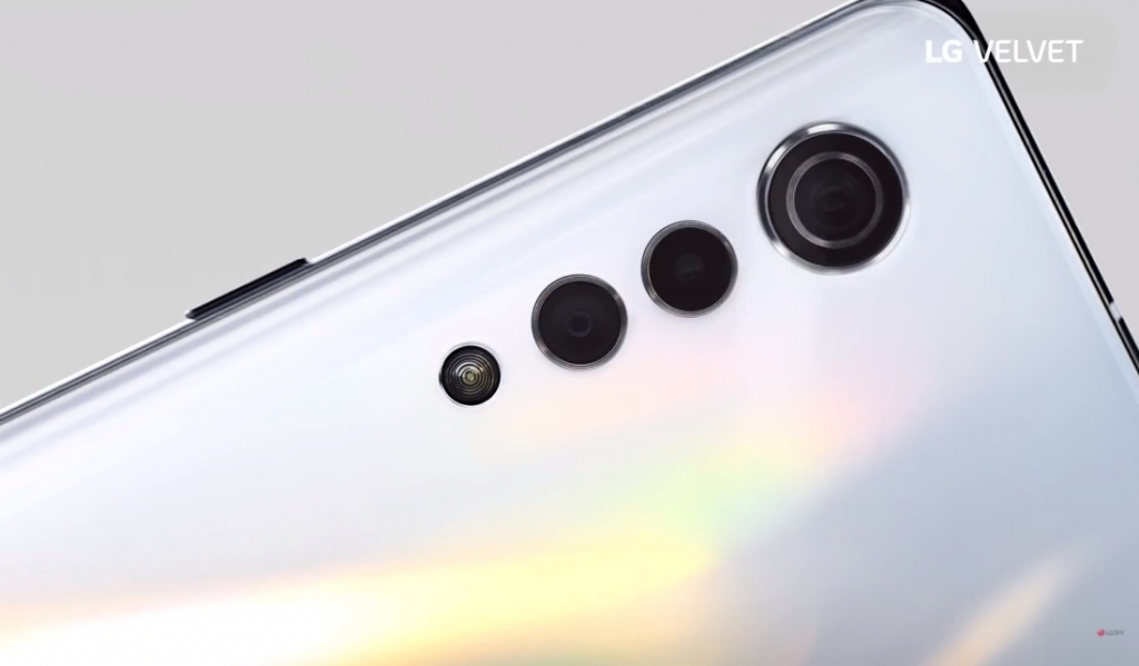 LG전자 전략 스마트폰 'LG 벨벳' 후면 물방울 카메라 /사진=LG전자