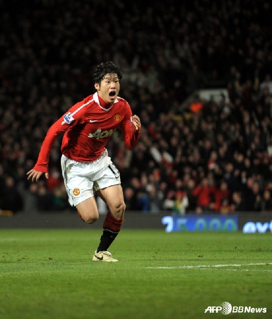 맨유 시절의 박지성. /AFPBBNews=뉴스1