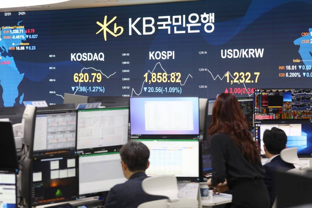 서울 여의도 KB국민은행 스마트 딜링룸 /사진=KB국민은행