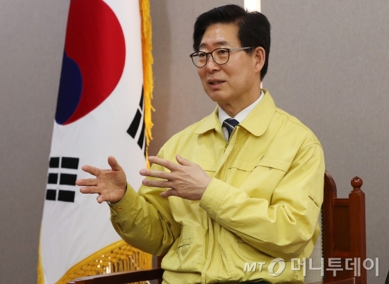 양승조 충남도지사 인터뷰 / 사진=김휘선 기자 hwijpg@
