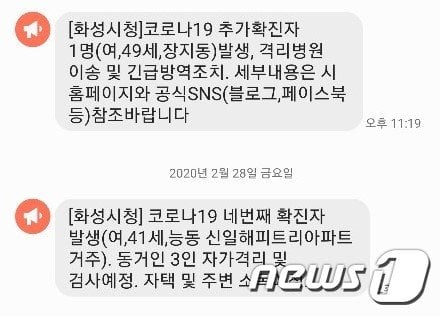 (서울=뉴스1) = 동대문구는 5일 신종 코로나 바이러스 감염증의 확산을 차단하기 위해 지역에 거주하는 외국인 2만여 명에게 긴급 안내 문자를 발송했다고 밝혔다. 긴급 안내 문자는 신종 코로나 바이러스 감염증 예방수칙,증상 발생 시 긴급 연락처 등이 적혀있으며 지역에 거주하는 외국인들의 이해를 돕고자 한국어, 영어, 중국어로 발송했다.(동대문구 제공) 2020.2.5/뉴스1