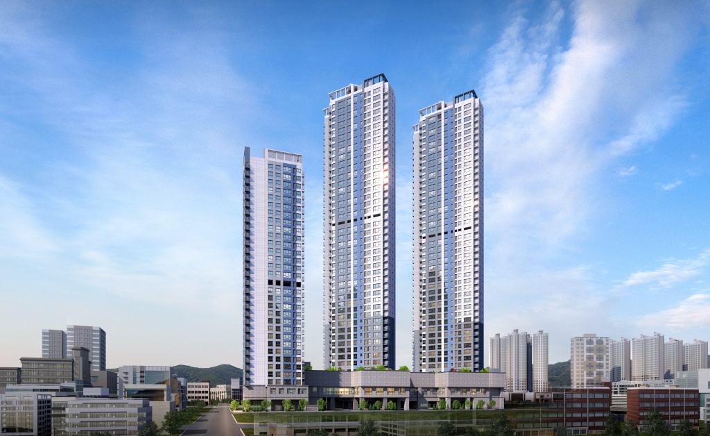 '뉴센트럴 두산위브 더제니스' 투시도/사진= 두산건설