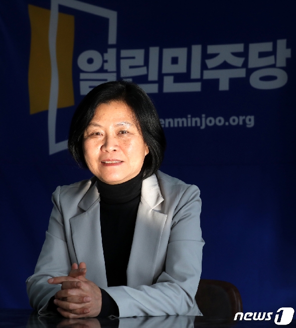 강민정 열린민주당 제21대 국회의원 비례대표 당선인./뉴스1 © News1 황기선 기자