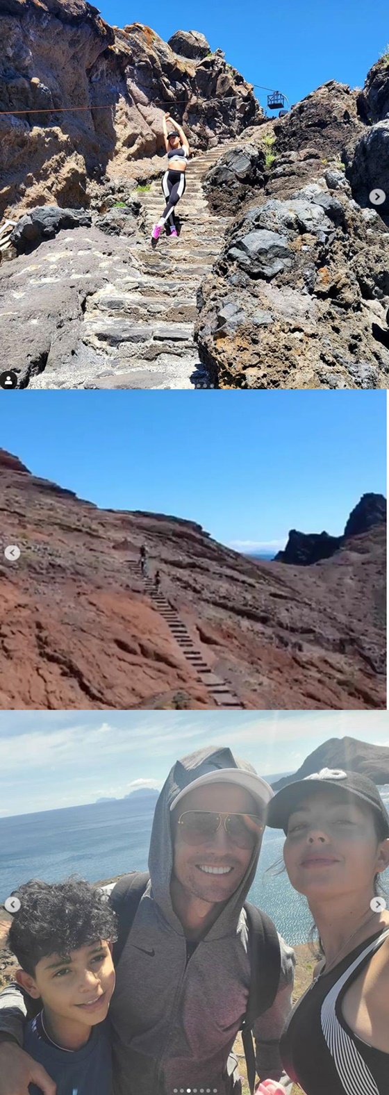 조지나 로드리게스의 등산 장면. /사진=조지나 로드리게스 인스타그램 캡처