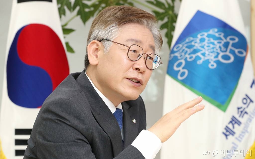 이재명 경기도지사 인터뷰 / 사진=수원(경기)=이기범 기자 leekb@