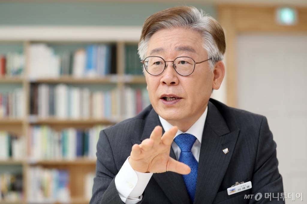 이재명 경기도지사 인터뷰 / 사진=수원(경기)=이기범 기자 leekb@
