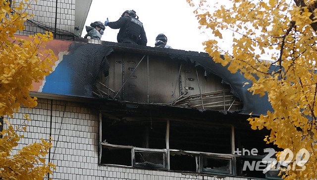 2019년 11월9일 서울 종로구 국일고시원에서 화재가 발생해 7명이 숨지는 사고가 발생했다./사진=뉴시스