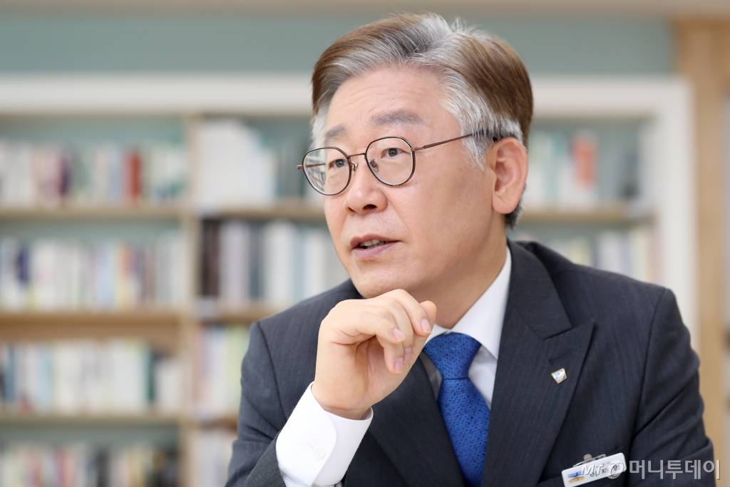 이재명 경기도지사 인터뷰 / 사진=수원(경기)=이기범 기자 leekb@