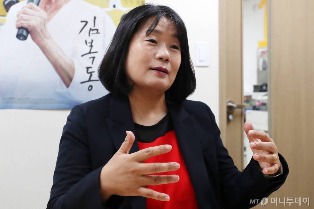 윤미향 정의기억연대 대표 인터뷰 / 사진=김휘선 기자 hwijpg@