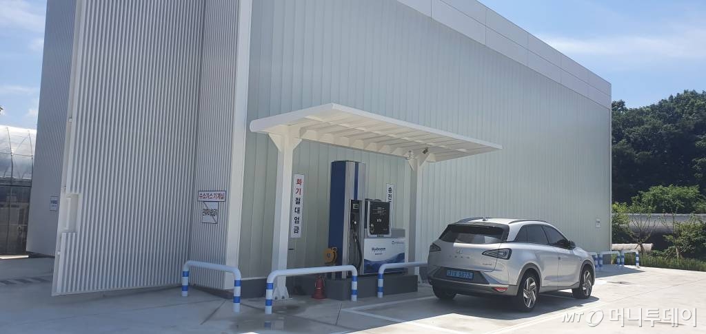 H강동 수소충전소 모습. / 사진=주명호
