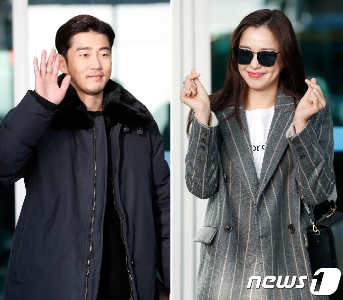 윤계상(왼쪽)과 이하늬./뉴스1 © News1 뉴스1DB