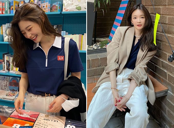 /사진=가수 정채연, 강민경 인스타그램