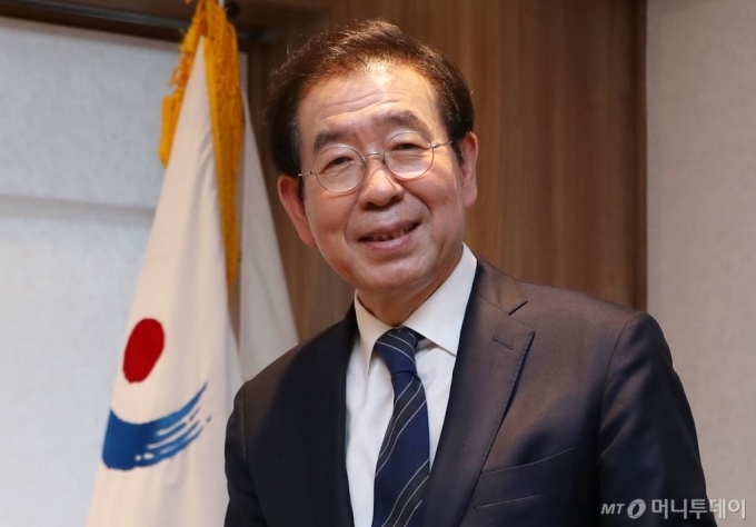 박원순 서울시장 수소인터뷰 관련 차담회 / 사진=김휘선 기자 hwijpg@