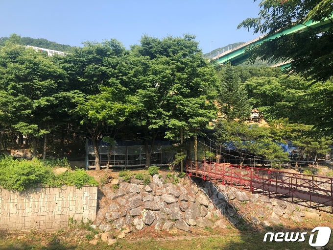 양주시 장흥면 하천 일대 © 뉴스1