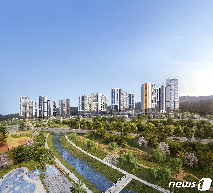 경남 양산 '사송 더샵 데시앙 2차'에 주말 1만명 운집…방역도 모범