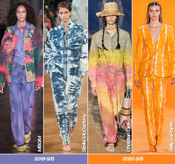 MSGM, 스텔라 맥카트니 2019 S/S 컬렉션, 크리스찬 디올, 샐리 라폰테 2020 S/S 컬렉션/사진=각 브랜드