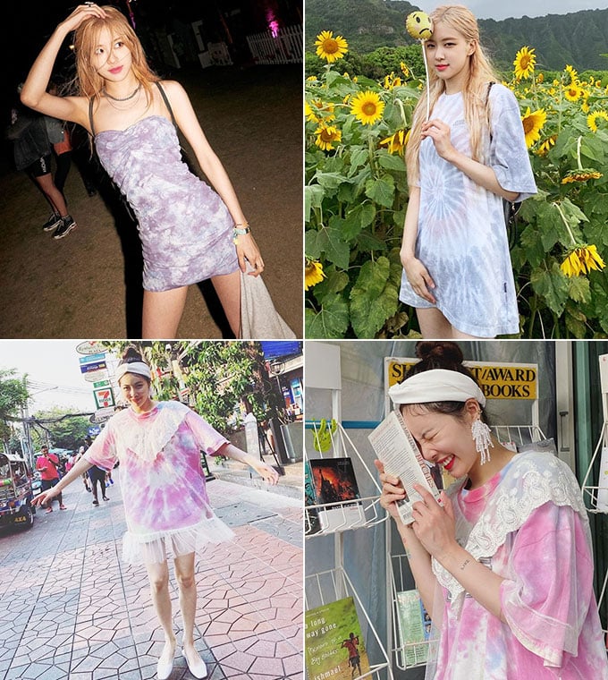 그룹 블랙핑크 로제, 가수 현아/사진=각 스타 인스타그램