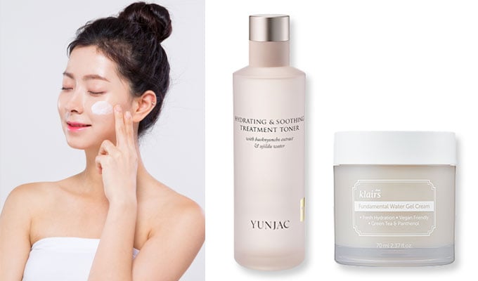 연작 백년초 우질두 수분 진정 트리트먼트 토너, 클레어스 펀더멘탈 워터 젤 크림/사진=게티이미지뱅크, 각 브랜드