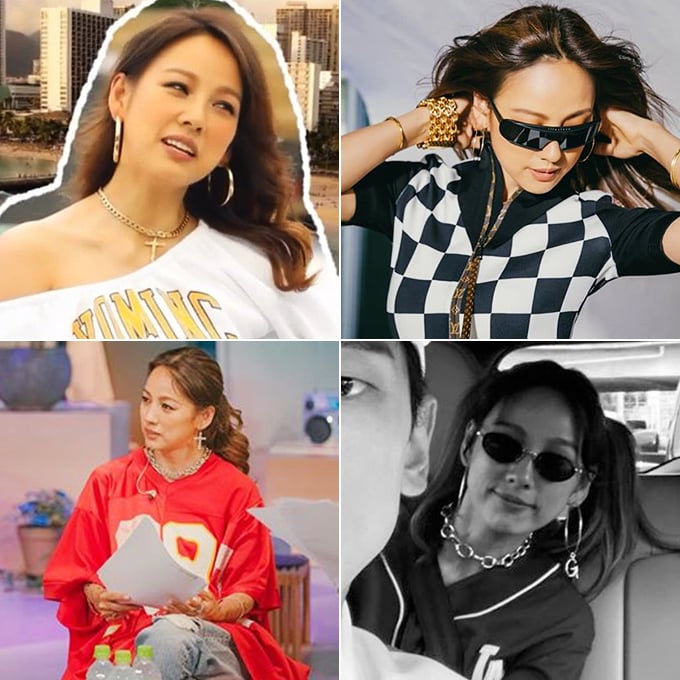 체인 액세서리를 착용한 가수 이효리./사진=놀면 뭐하니 인스타그램, 이효리 인스타그램