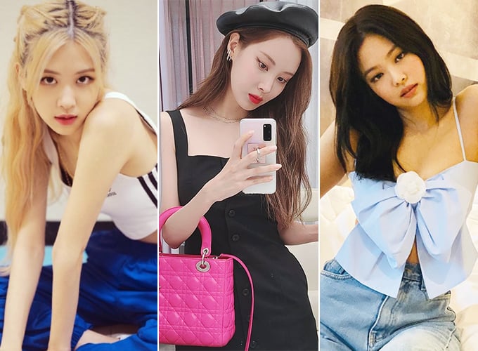 (왼쪽부터 시계 방향으로) 가수 겸 배우 손담비, 모델 이현이, 가수 겸 배우 서현, 배우 차정원/사진=각 스타 인스타그램