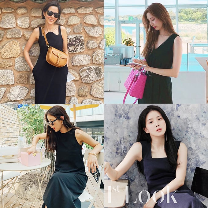 그룹 블랙핑크 로제, 가수 겸 배우 서현, 블랙핑크 제니/사진=각 스타 인스타그램