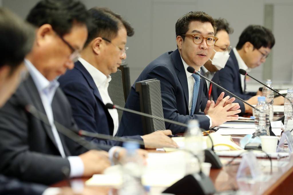 장상현 코트라 인베스트코리아 대표가 7일 서울 여의도 국회에서 열린 어기구 의원실과 머니투데이 공동주최 포럼 '리쇼어링을 리디자인하다' 전문가 토론에서 발언을 하고 있다. / 사진=이기범 기자 leekb@