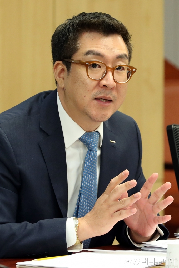 장상현 코트라 인베스트코리아 대표가 7일 서울 여의도 국회에서 열린 어기구 의원실과 머니투데이 공동주최 포럼 '리쇼어링을 리디자인하다' 전문가 토론에서 발언을 하고 있다. / 사진=이기범 기자 leekb@