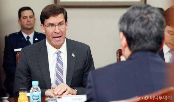 마크 에스퍼 미 국방장관