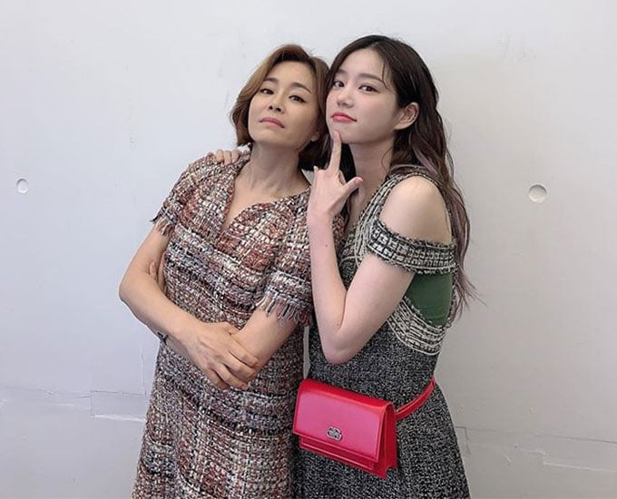 배우 견미리, 이유비/사진=이유비 인스타그램