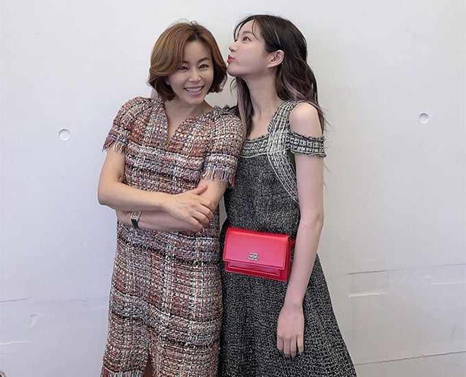 배우 견미리, 이유비/사진=이유비 인스타그램