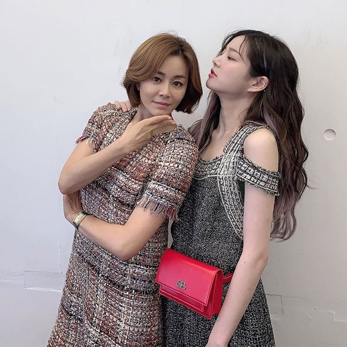 배우 견미리, 이유비/사진=이유비 인스타그램