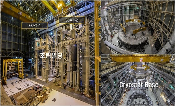 핵융합장치 조립동 내부/사진=ITER국제기구