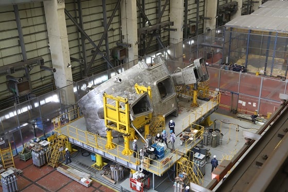 진공용기 섹터6번/사진=현대중공업