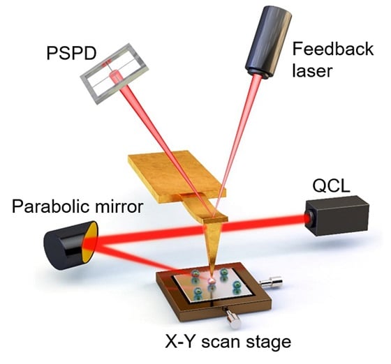 광유도력 현미경의 작동 모식도/사진=표준연