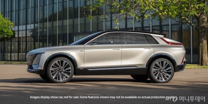 LG화학의 2차전지를 탑재한 미국 캐딜락의 전기자동차 리릭. /사진제공=리릭