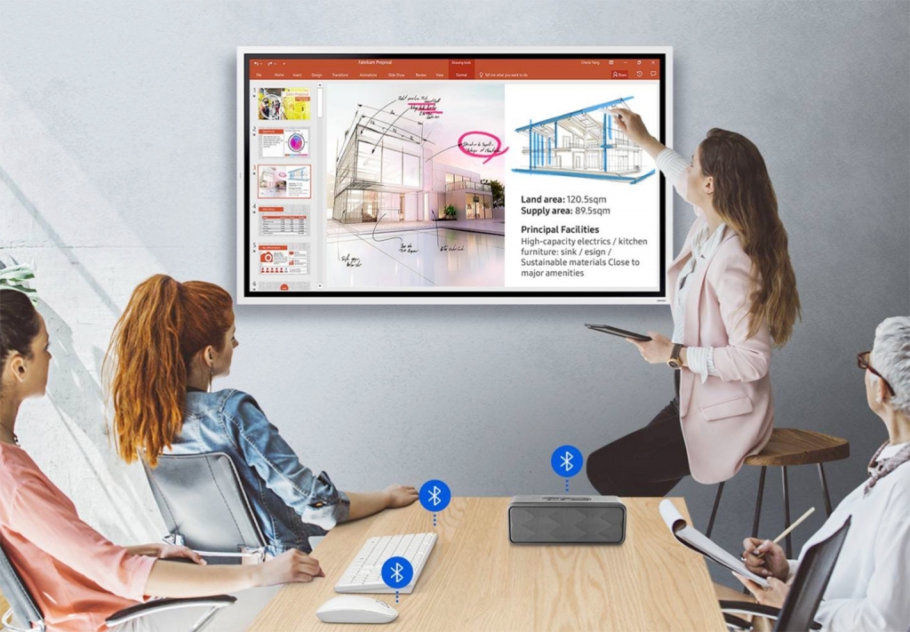 오피스와 학교 등에서 주로 쓰이는 '삼성 플립' /사진제공=삼성전자