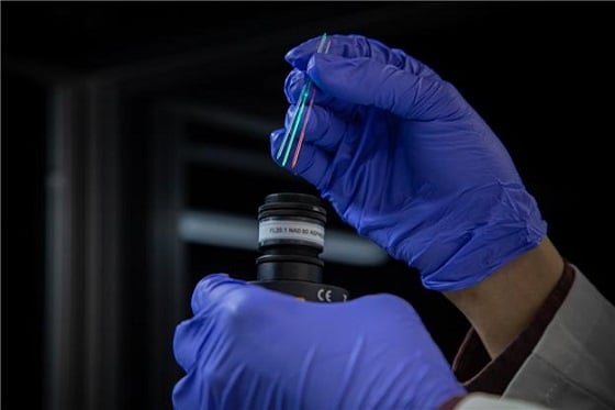 3D프린팅 풀컬러(적색, 녹색, 청색) 퀀텀닷 잉크/사진=전기연