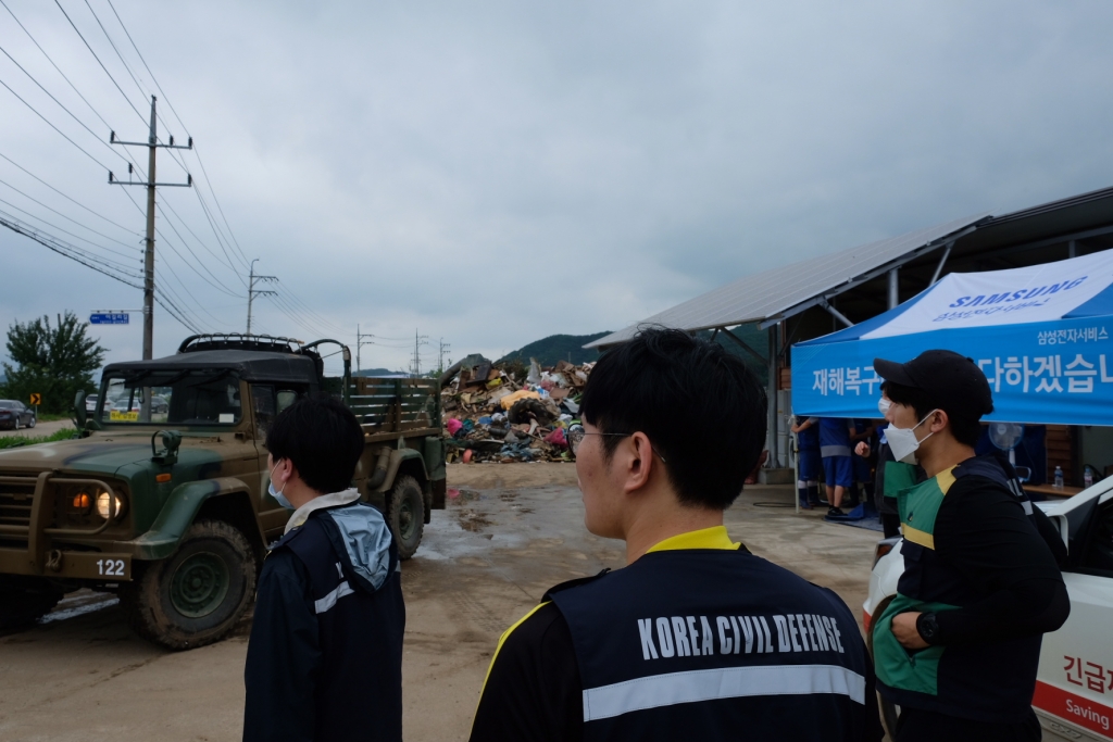 13일 오전 강원도 철원군 동송읍 이길리 마을회관 인근의 모습. /사진=박소연 기자